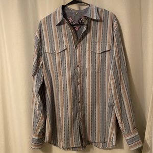Scully Mens snap button shirt